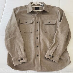 RVCA Men's Light Brown Shirt Jacket